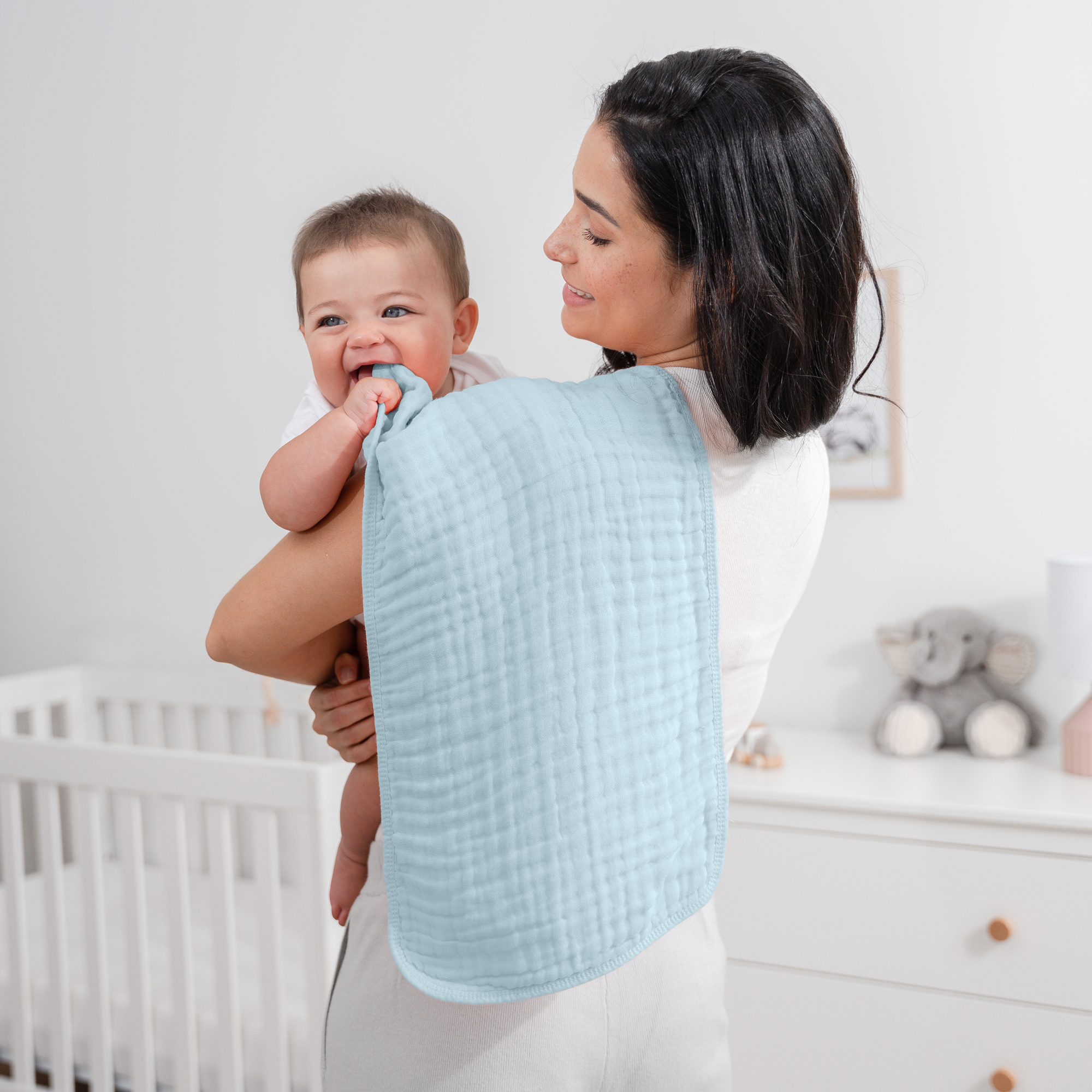 Comfy Cubs - Muslin Burp Cloths by Comfy Cubs - / Pack of 6-Giggles N Gear