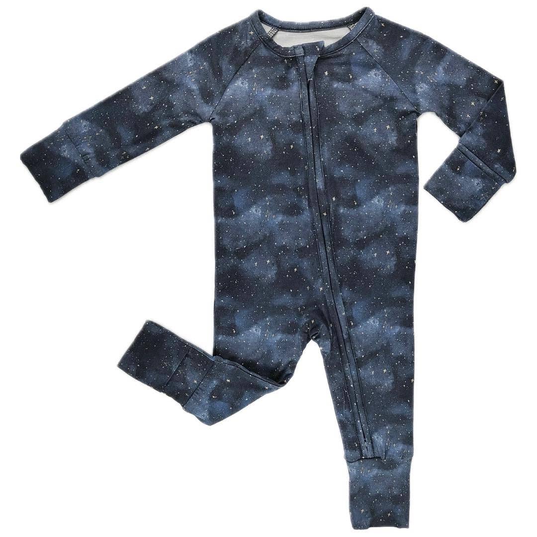 Moonlight Bamboo Sleeper by Little One Shop - Starry design sleeper for 6-12M babies, soft and breathable for cozy nights.
