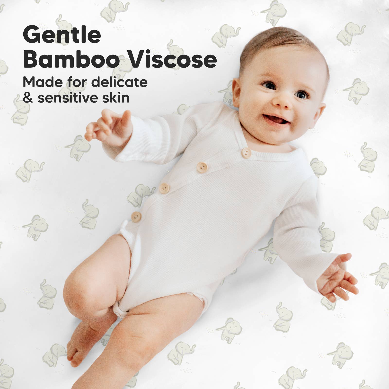 KeaBabies - KeaBabies Isla Fitted Mini Crib Sheets, Pack and Play Sheet - Elly-Giggles N Gear