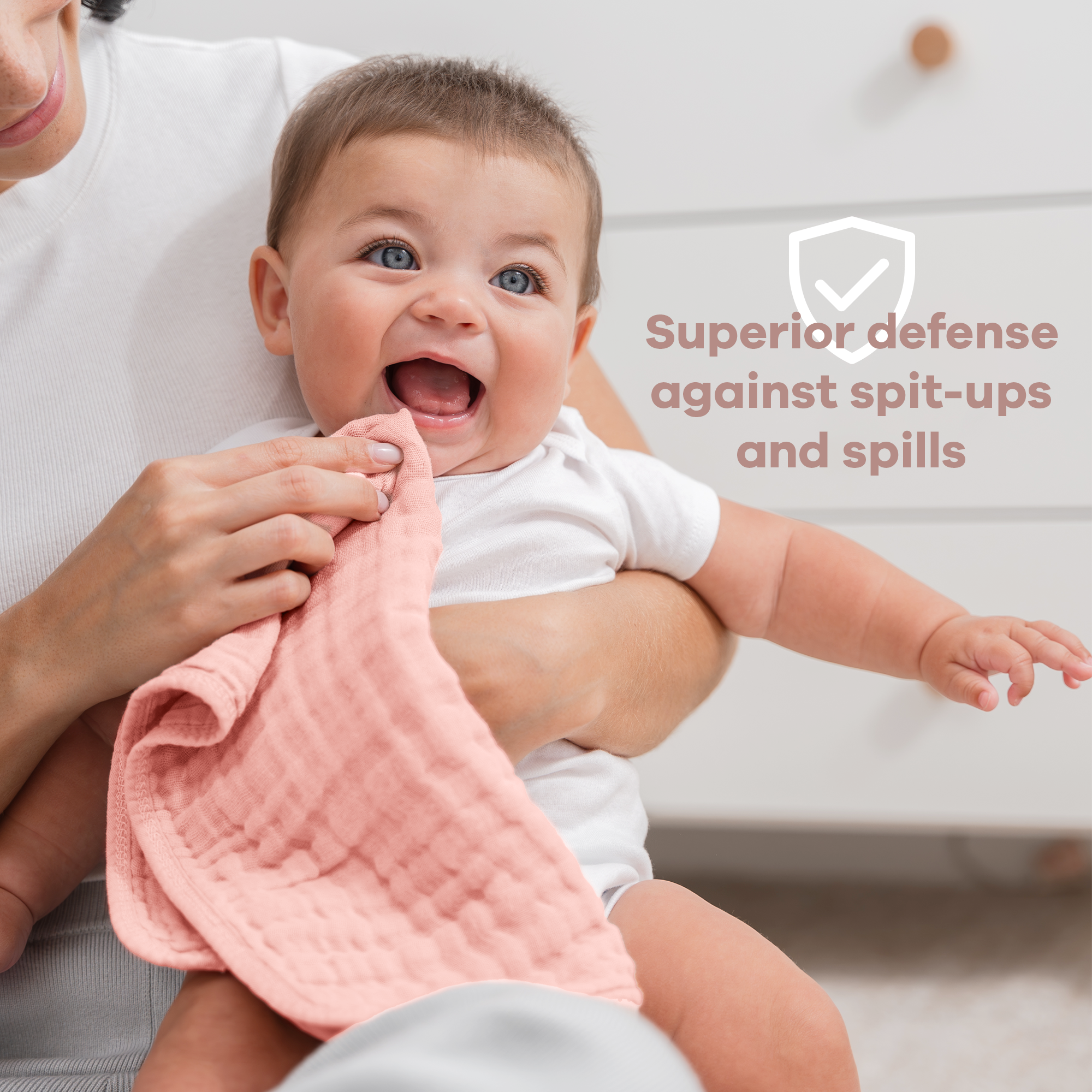 Comfy Cubs - Muslin Burp Cloths by Comfy Cubs - / Pack of 6-Giggles N Gear