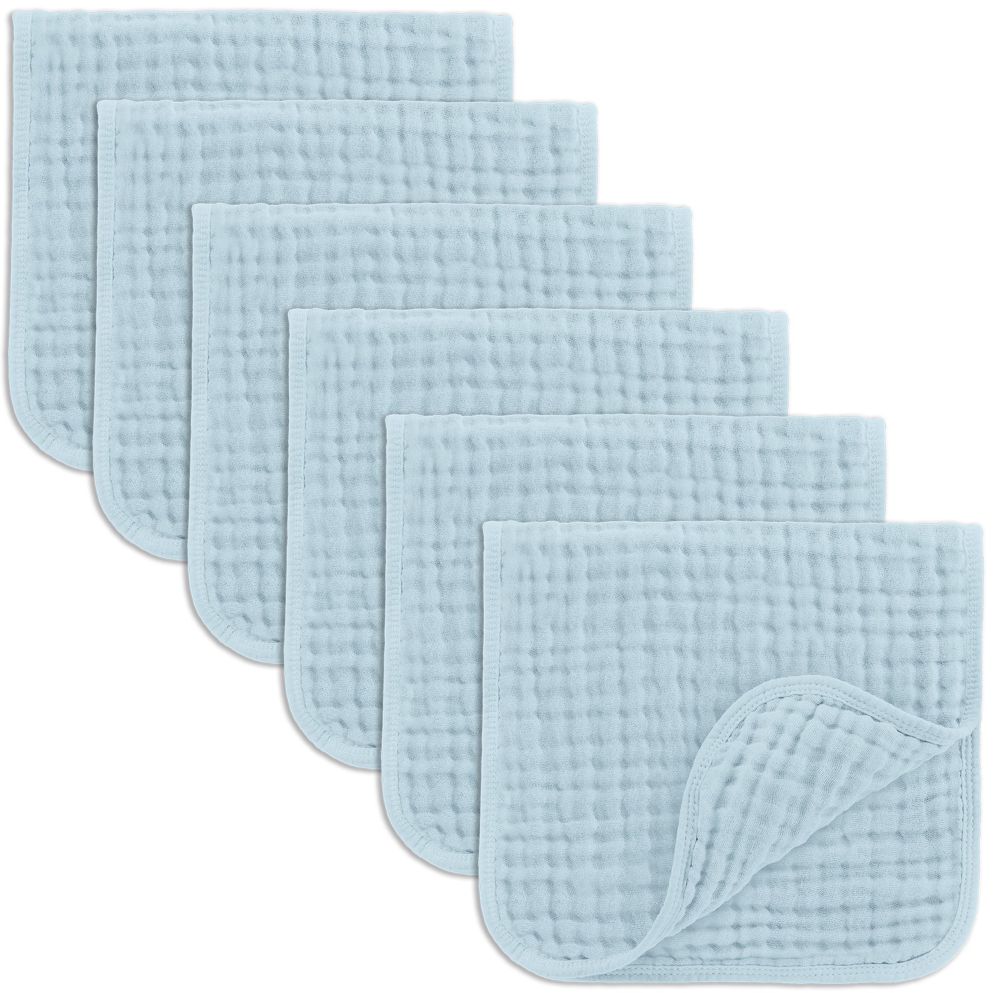 Comfy Cubs - Muslin Burp Cloths by Comfy Cubs - / Pack of 6-Giggles N Gear