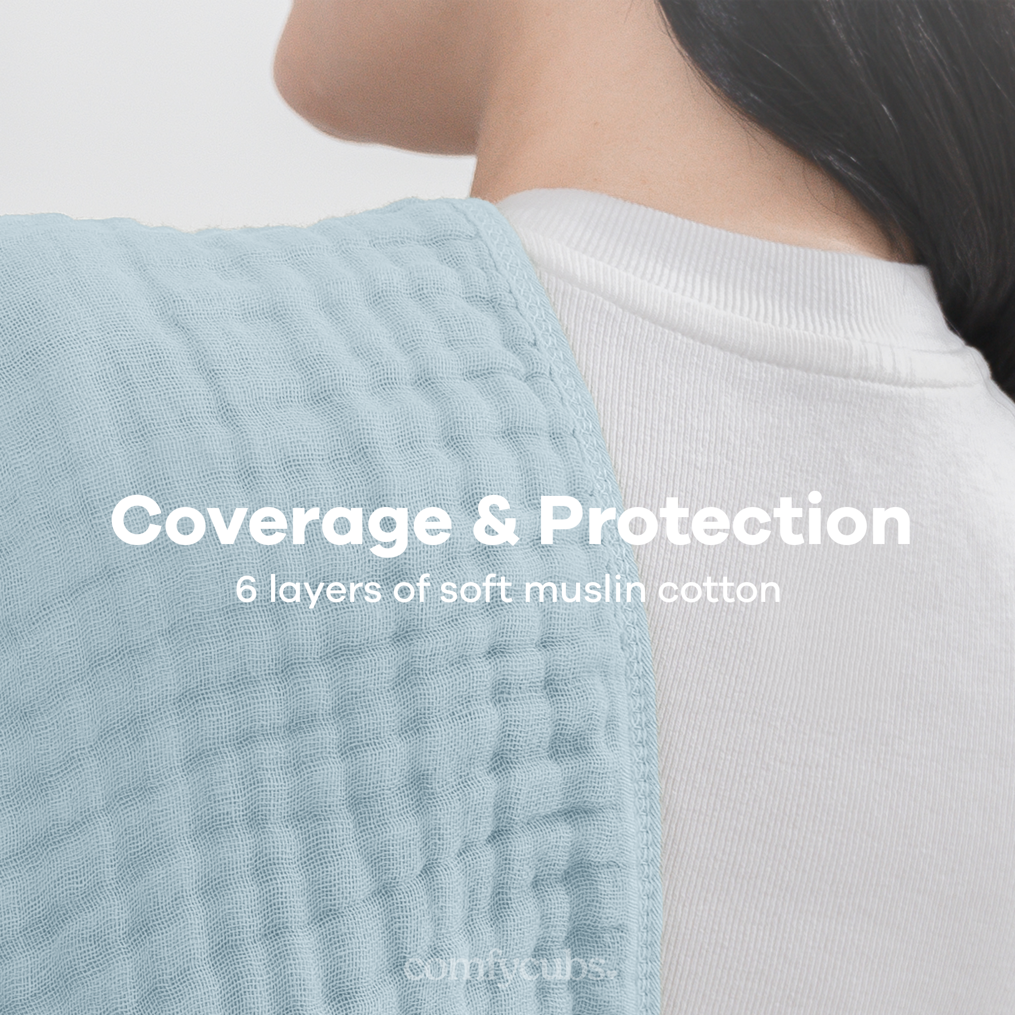 Comfy Cubs - Muslin Burp Cloths by Comfy Cubs - / Pack of 6-Giggles N Gear